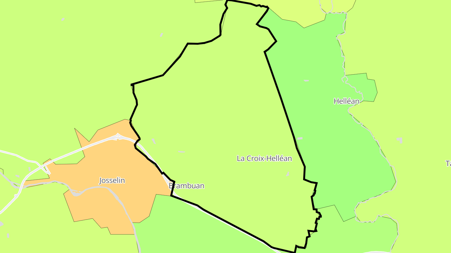 Carte des prix de l'immobilier La Croix-Helléan