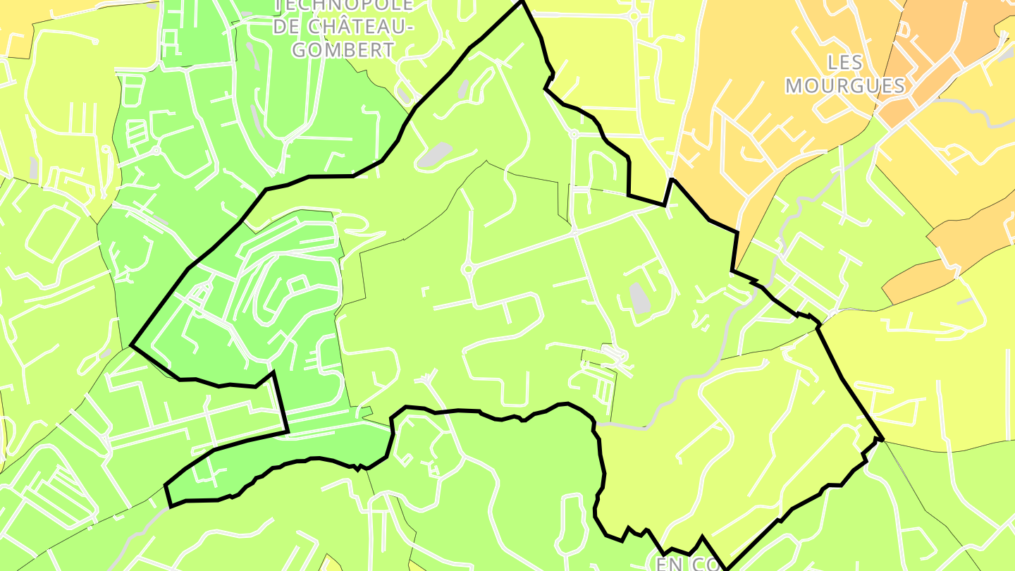 Carte des prix de l'immobilier La Croix-Rouge