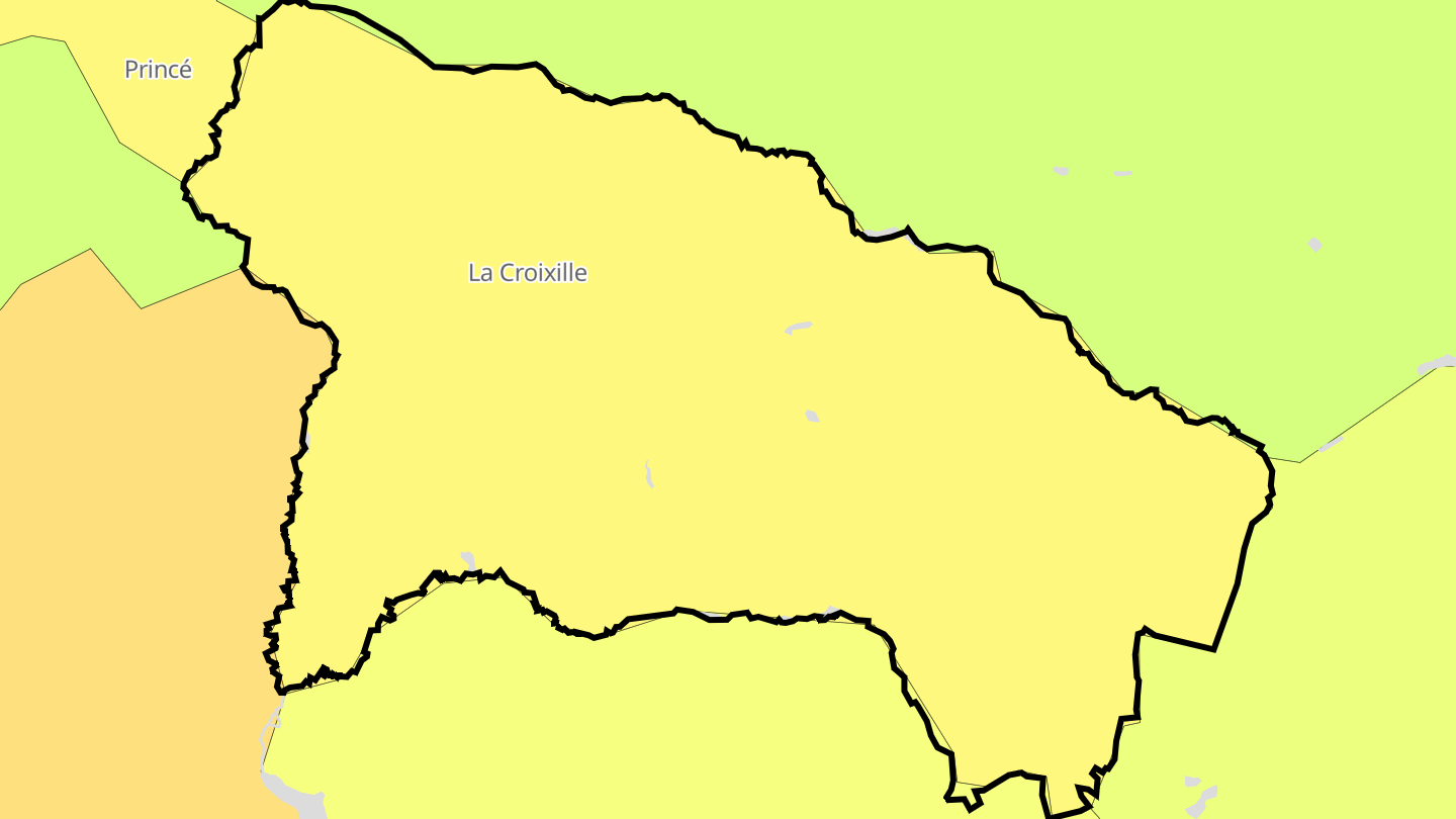 Carte des prix de l'immobilier La Croixille