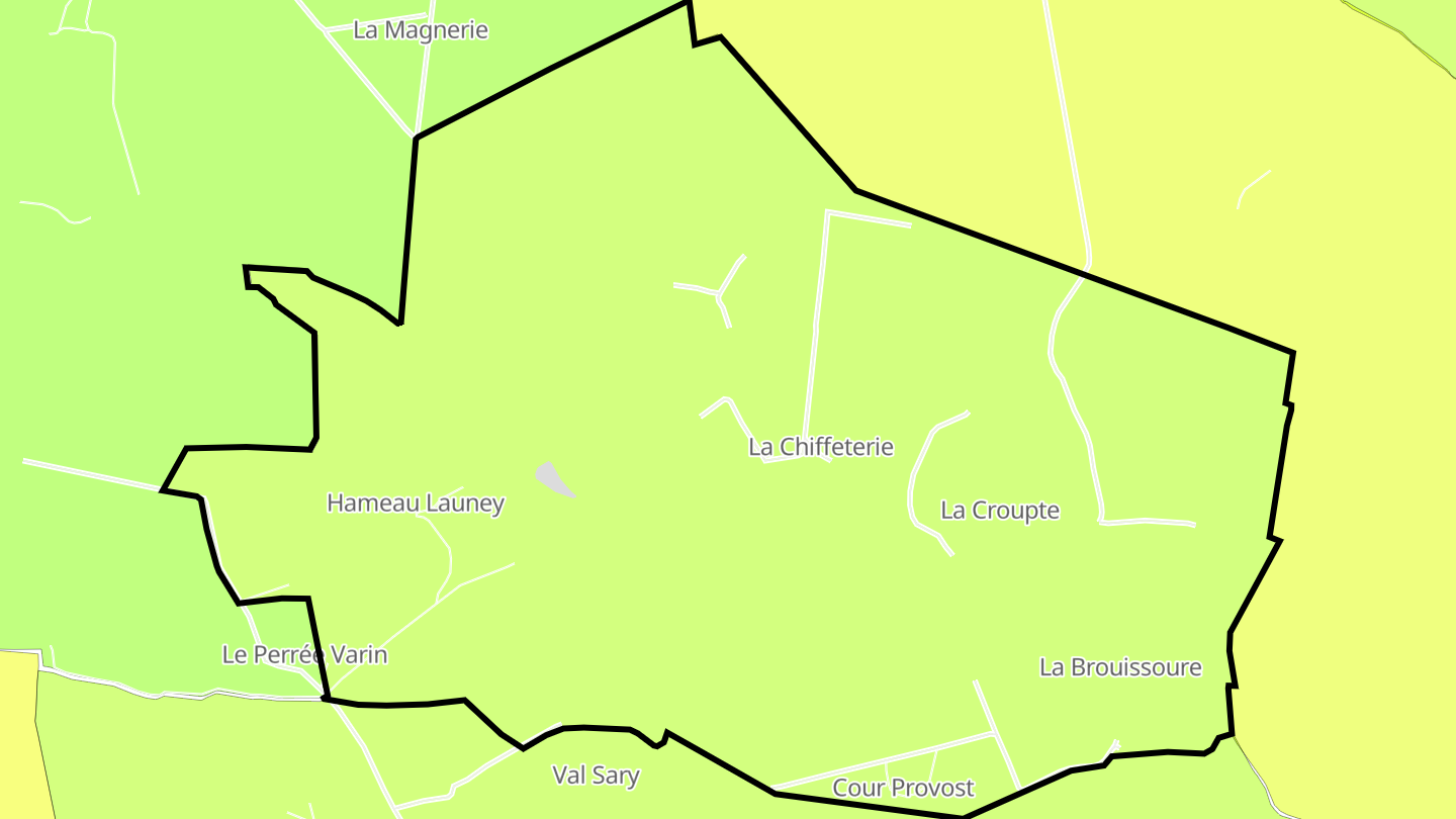 Carte des prix de l'immobilier La Croupte