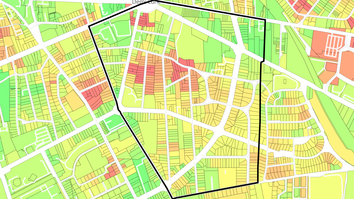 Carte des prix de l'immobilier La Demi-Lune