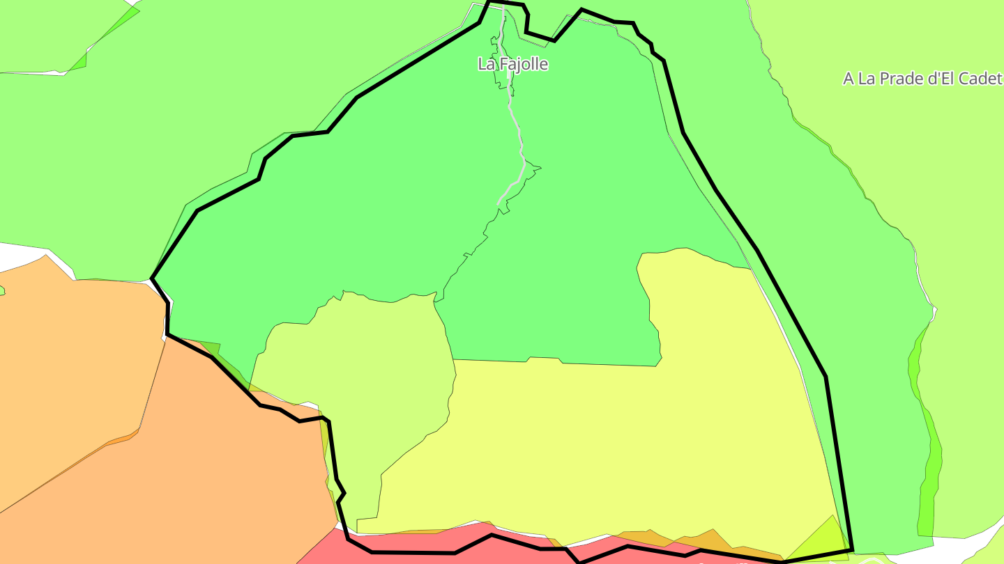Carte des prix de l'immobilier La Fajolle