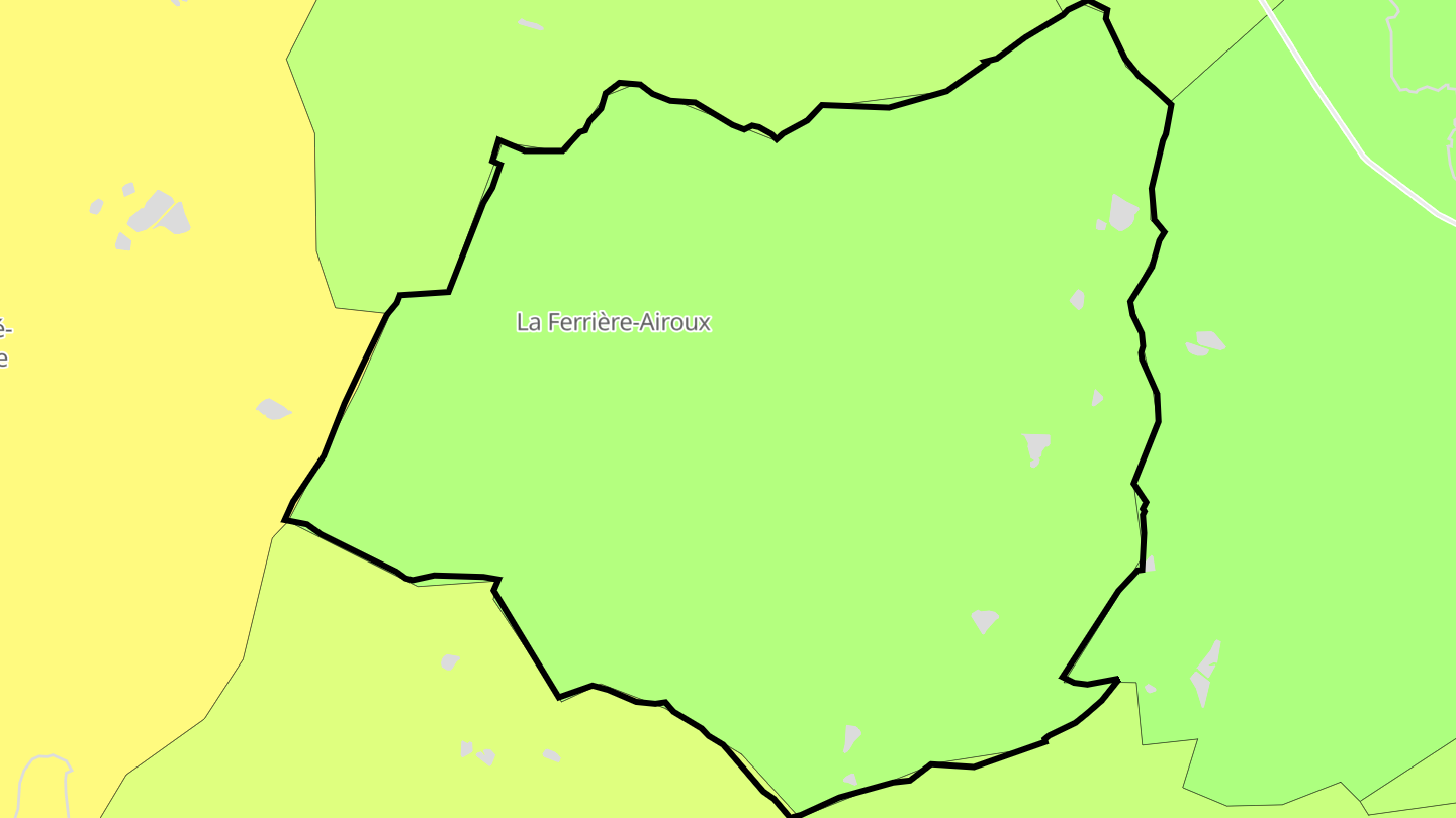 Carte des prix de l'immobilier La Ferrière-Airoux