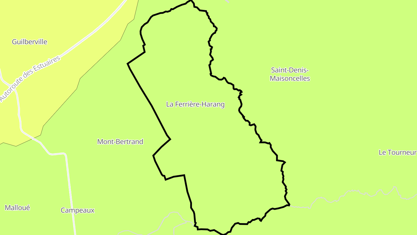 Carte des prix de l'immobilier La Ferrière-Harang