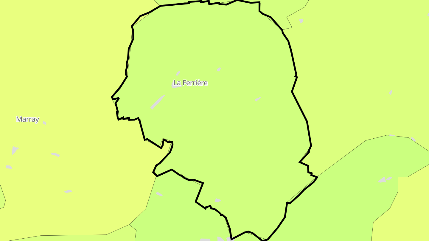 Carte des prix de l'immobilier La Ferrière
