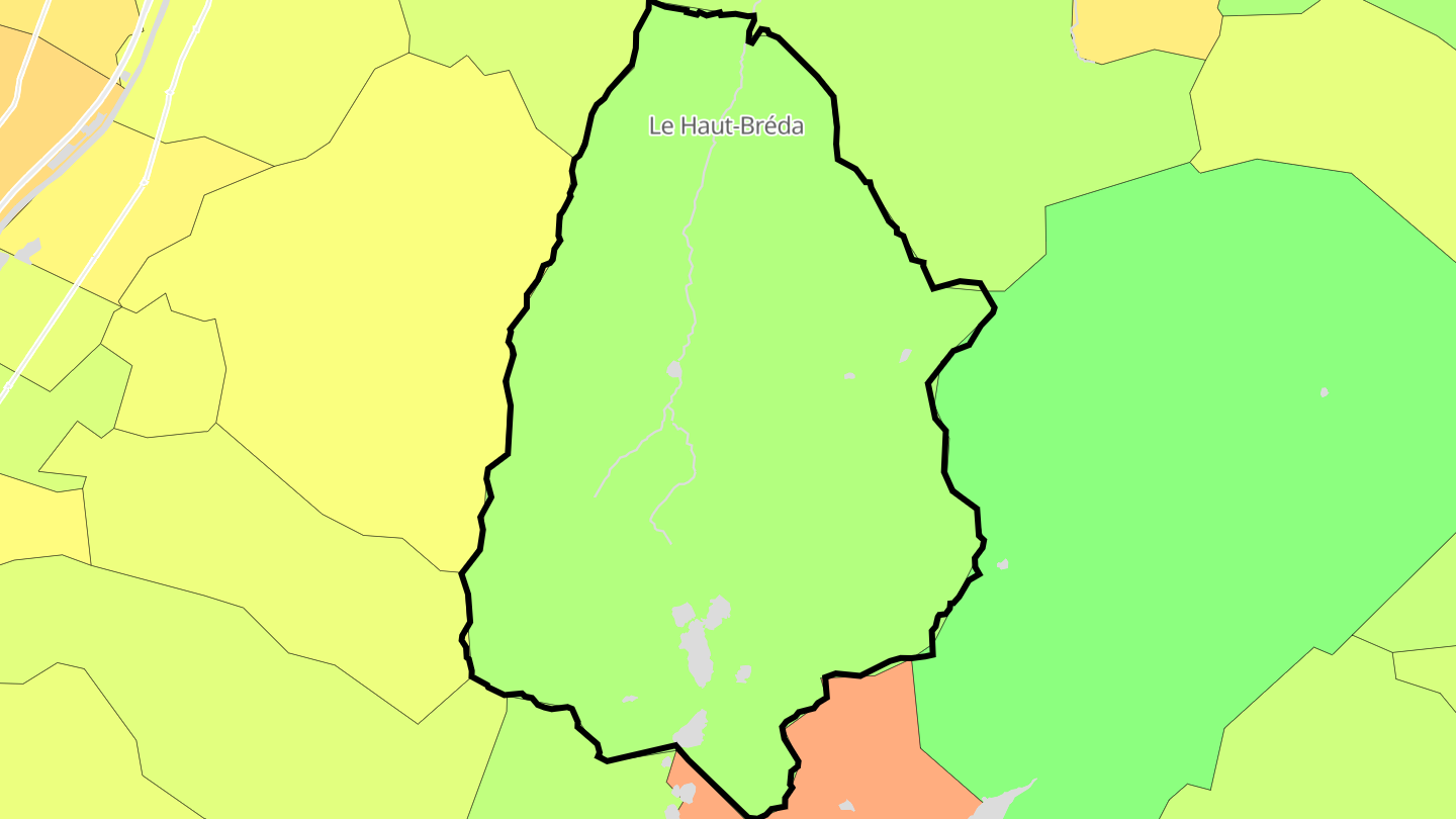 Carte des prix de l'immobilier La Ferrière