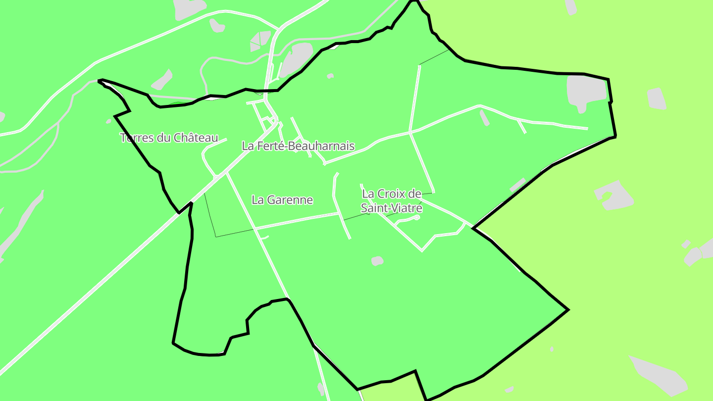 Carte des prix de l'immobilier La Ferté-Beauharnais