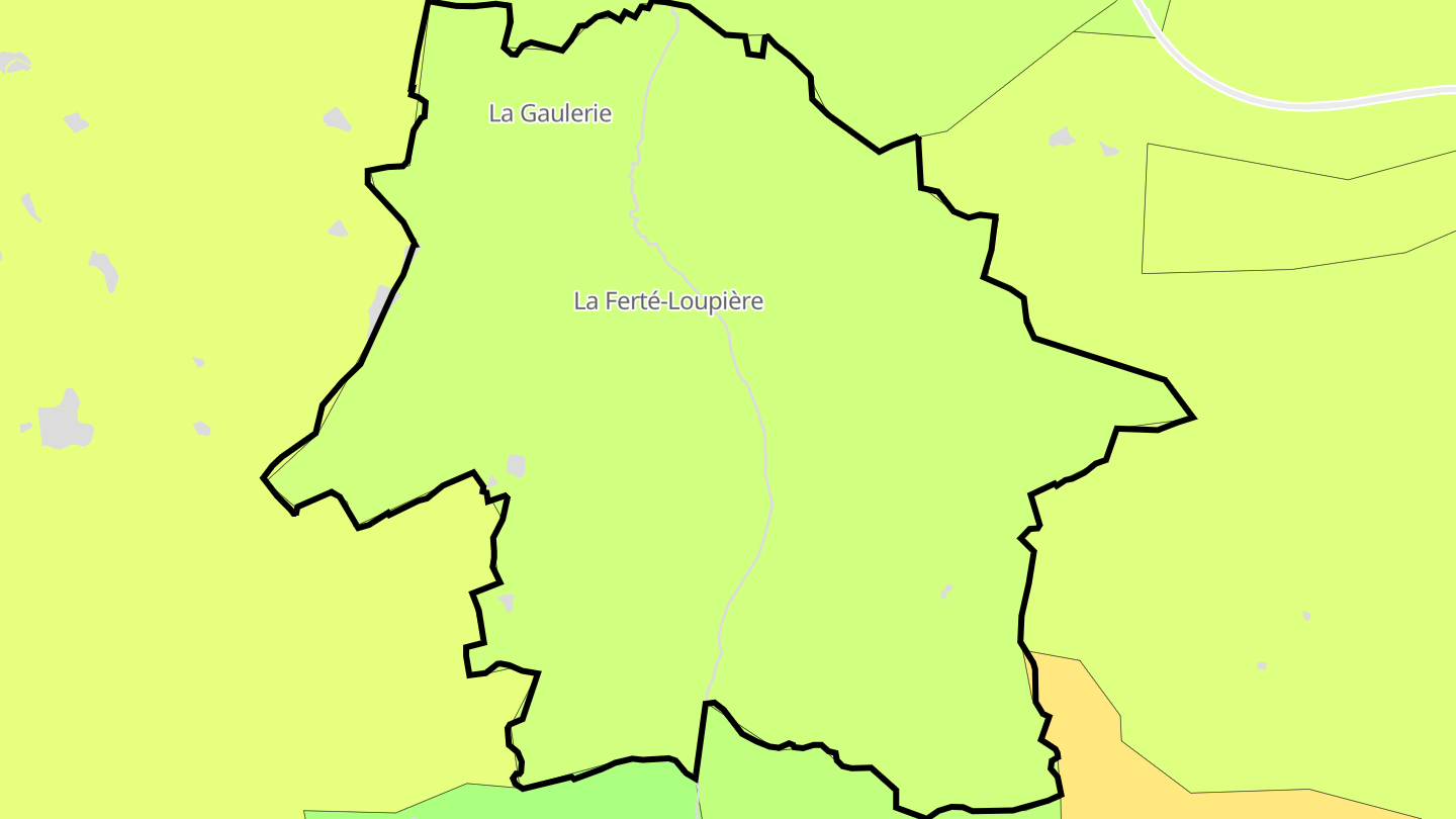 Carte des prix de l'immobilier La Ferté-Loupière