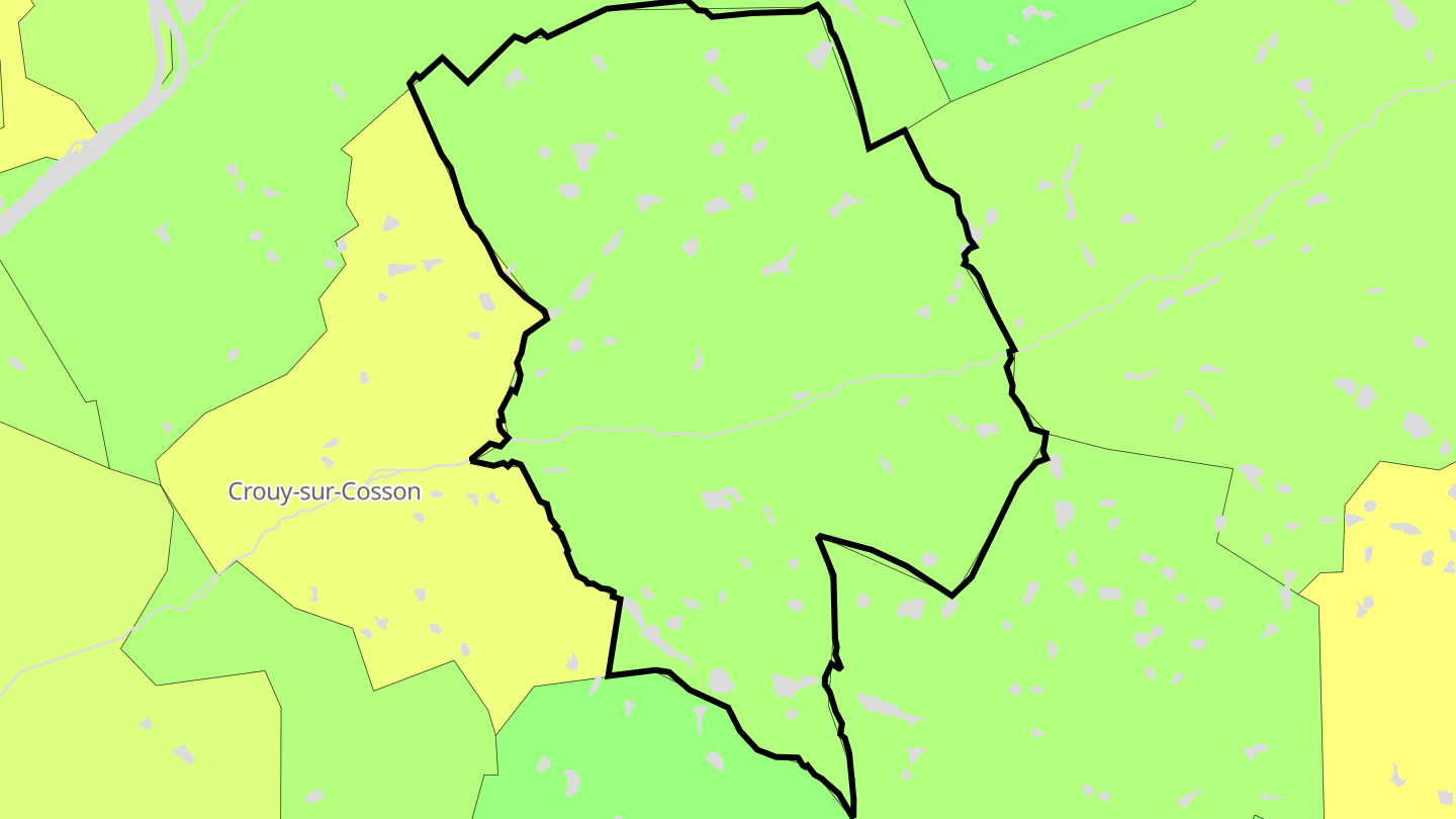Carte des prix de l'immobilier La Ferté-Saint-Cyr