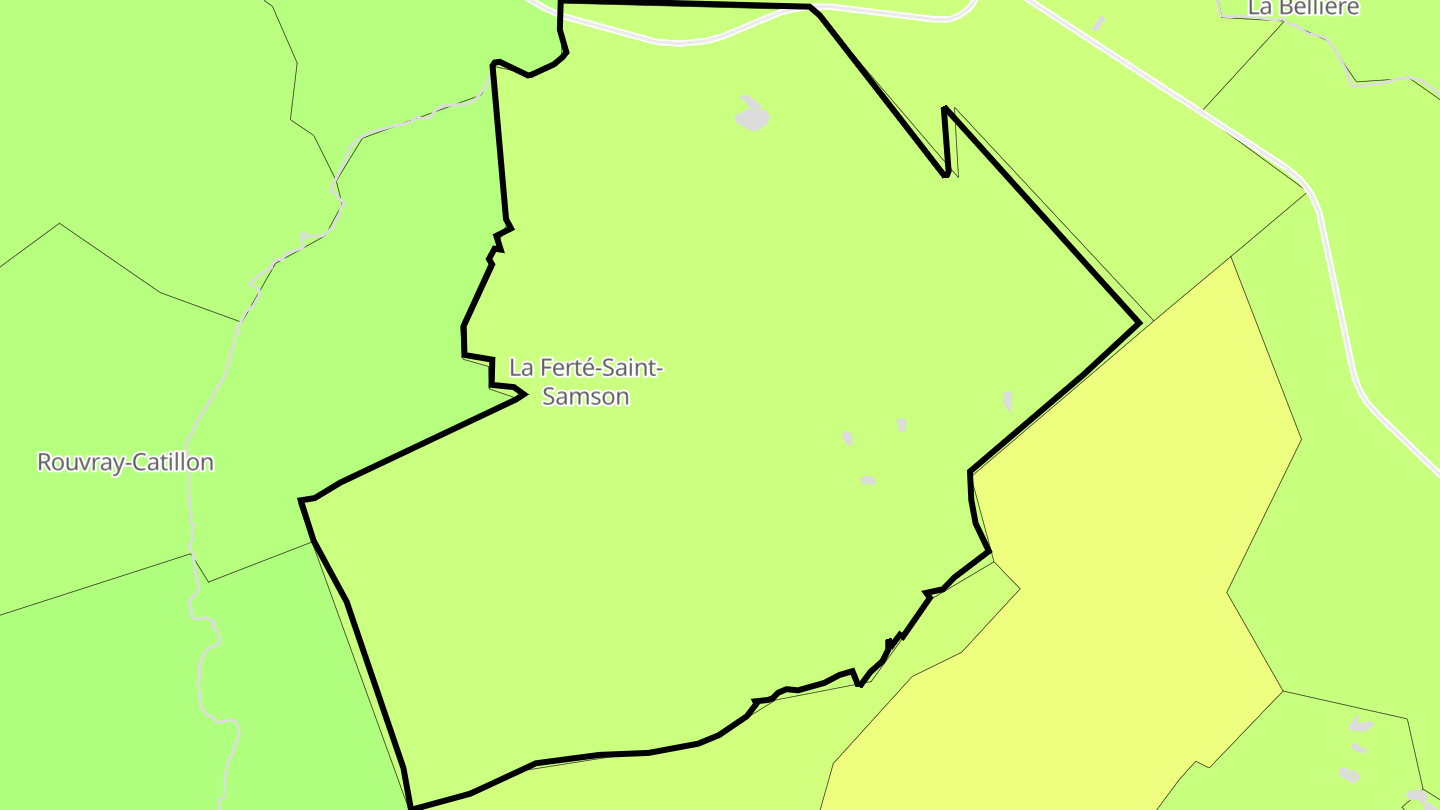 Carte des prix de l'immobilier La Ferté-Saint-Samson