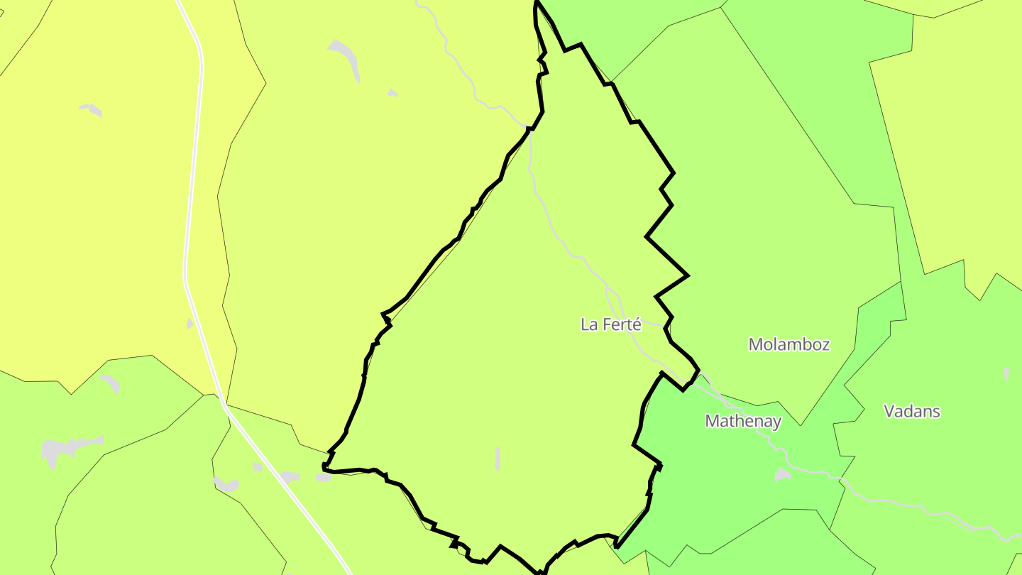 Carte des prix de l'immobilier La Ferté