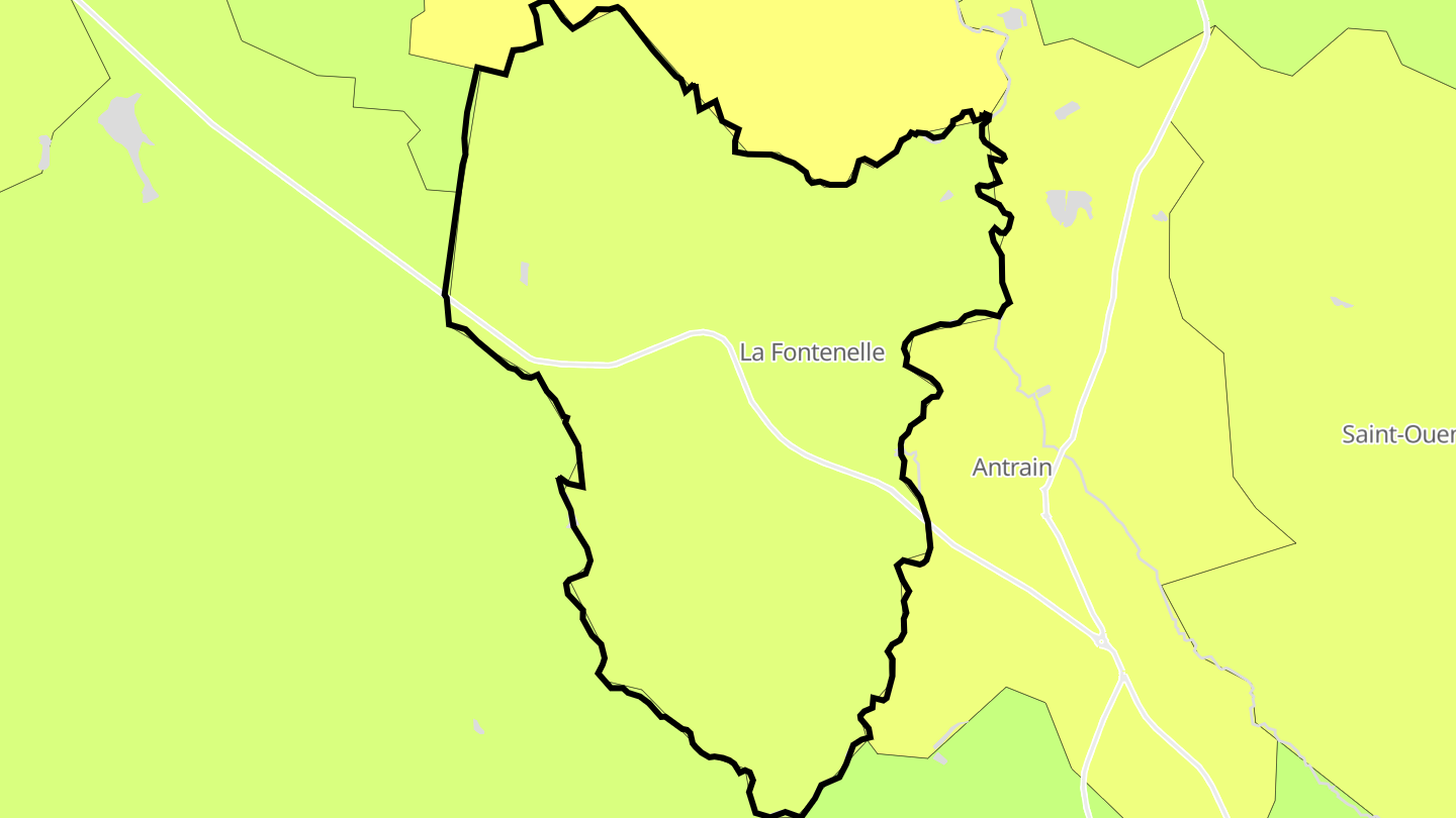 Carte des prix de l'immobilier La Fontenelle