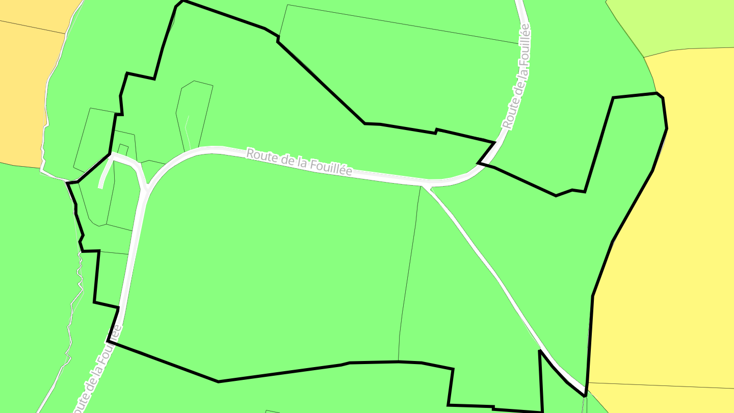 Carte des prix de l'immobilier La Fouillée