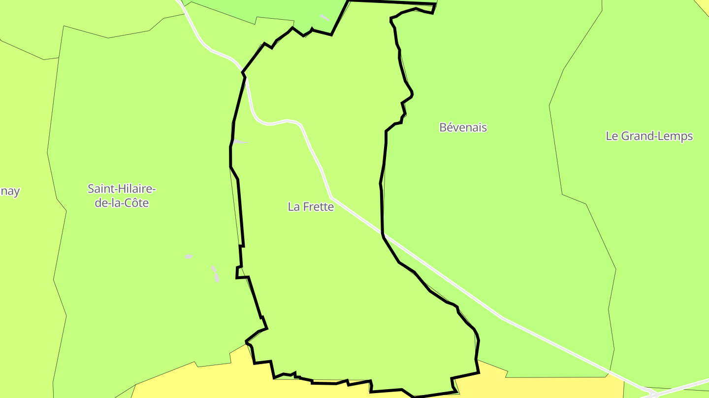 Carte des prix de l'immobilier La Frette