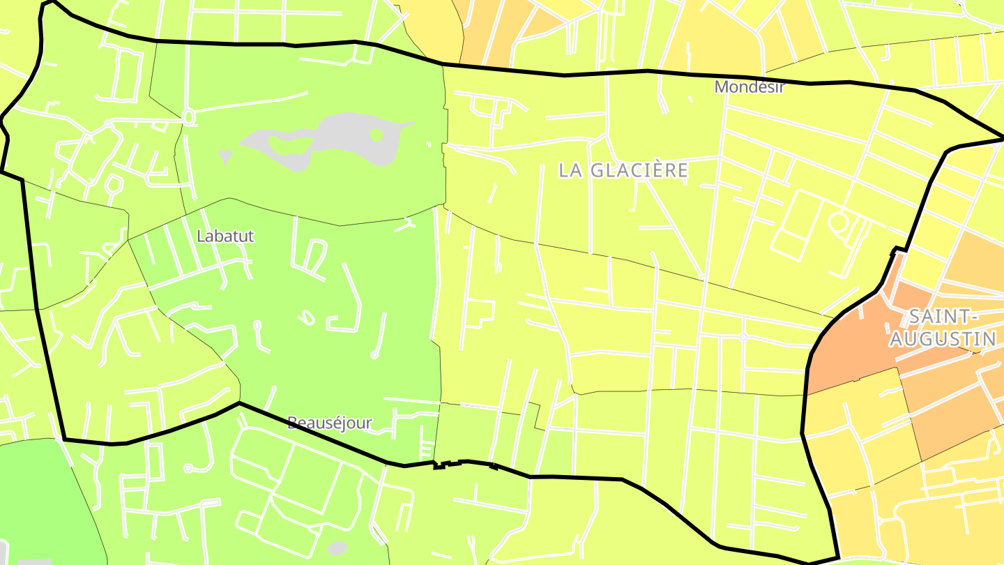 Carte des prix de l'immobilier La Glacière