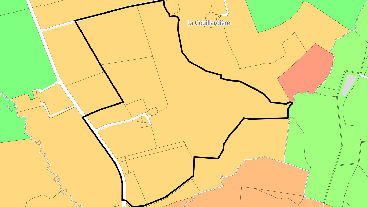 Carte des prix de l'immobilier La Goberie