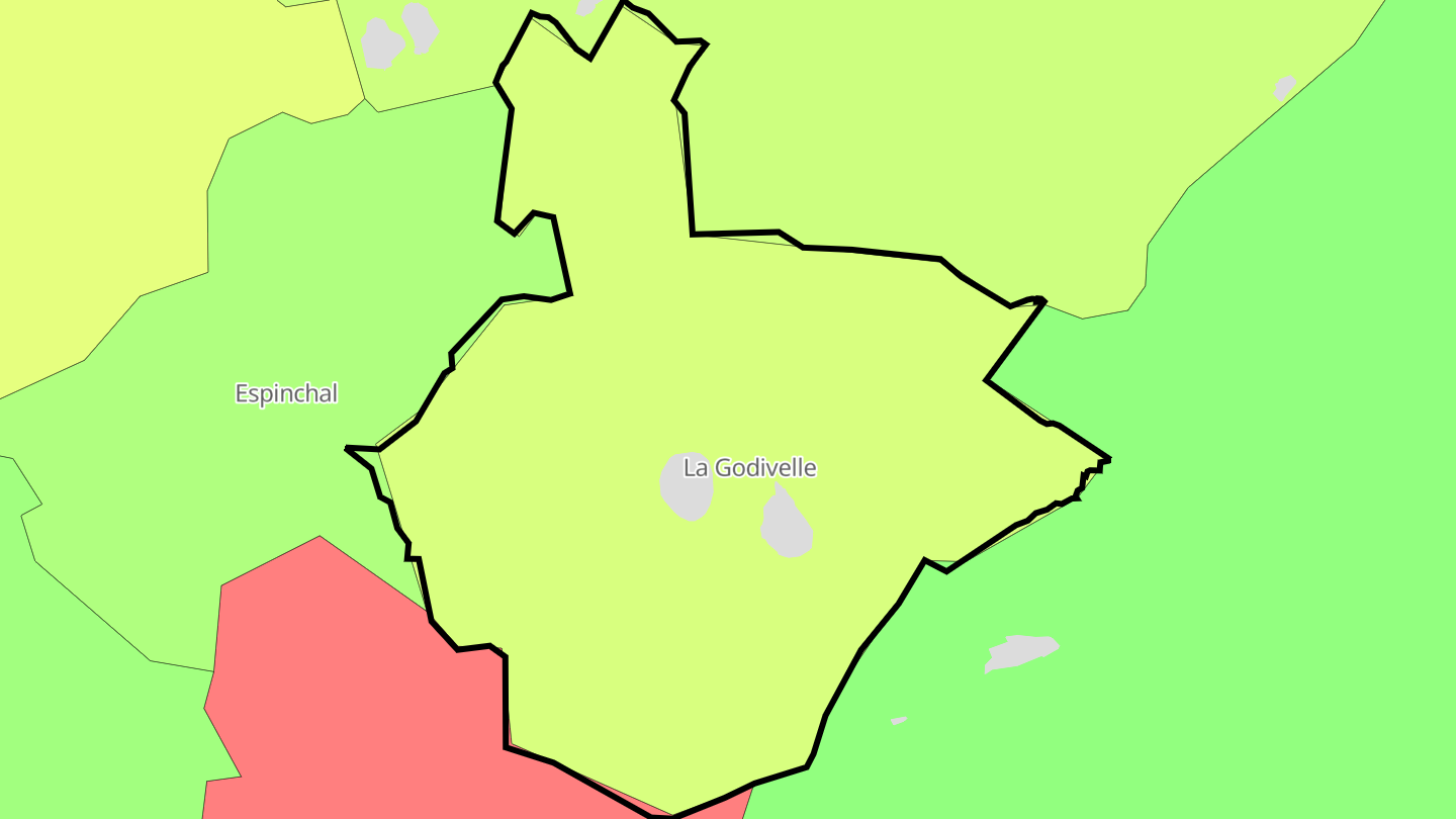 Carte des prix de l'immobilier La Godivelle