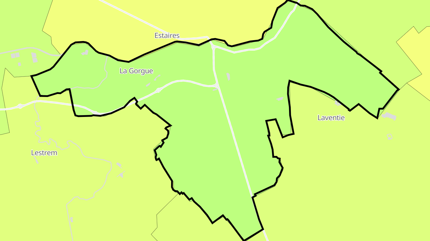 Carte des prix de l'immobilier La Gorgue