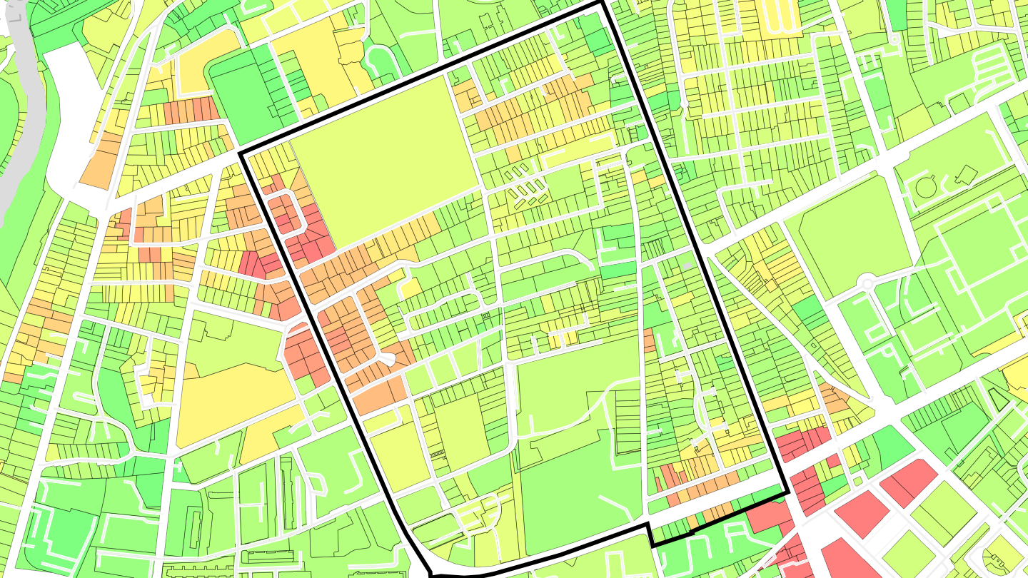 Carte des prix de l'immobilier La Grace de Dieu Est