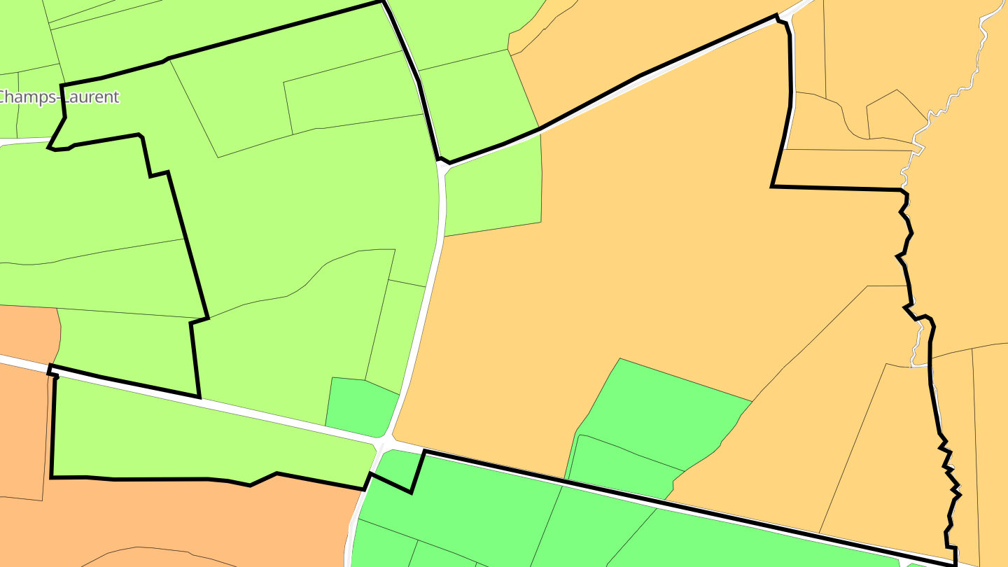 Carte des prix de l'immobilier La Grande Cour de Houessey