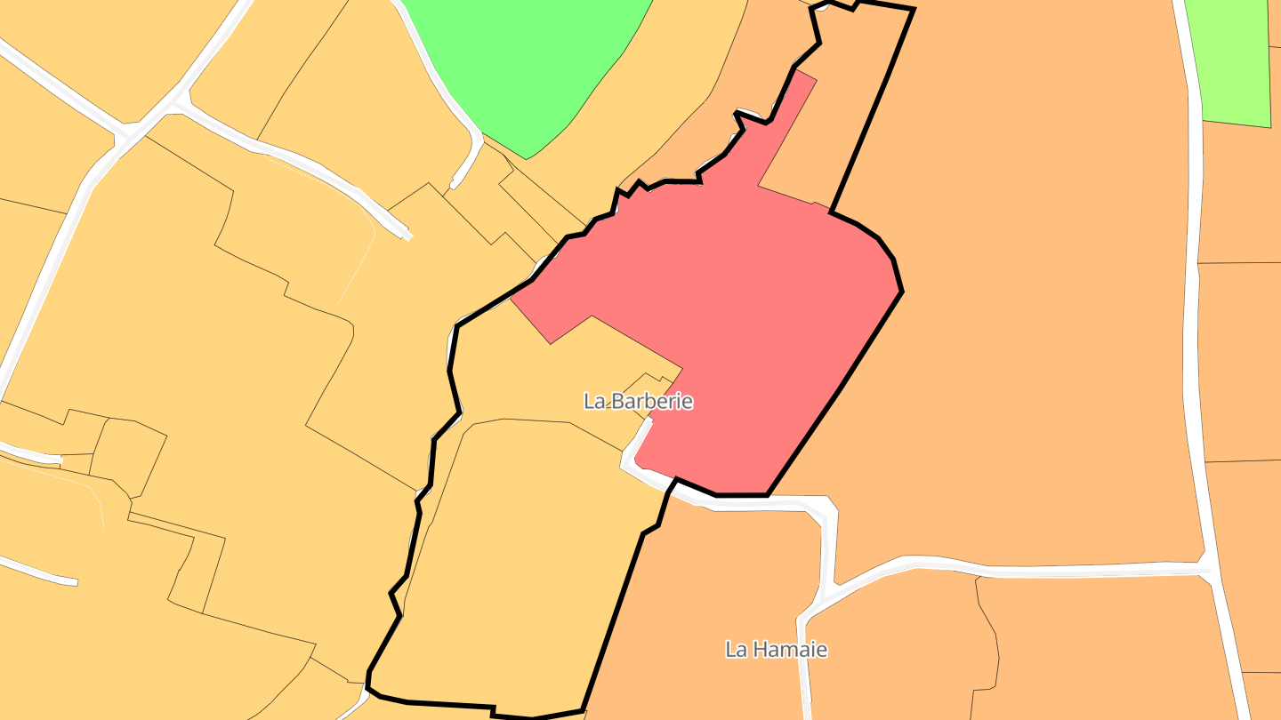 Carte des prix de l'immobilier La Hamaie