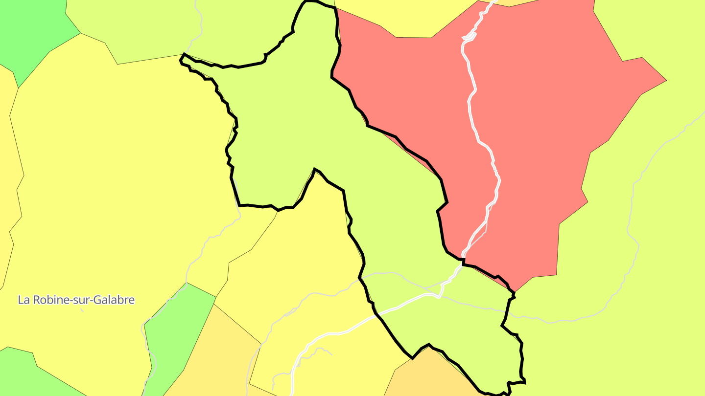 Carte des prix de l'immobilier La Javie
