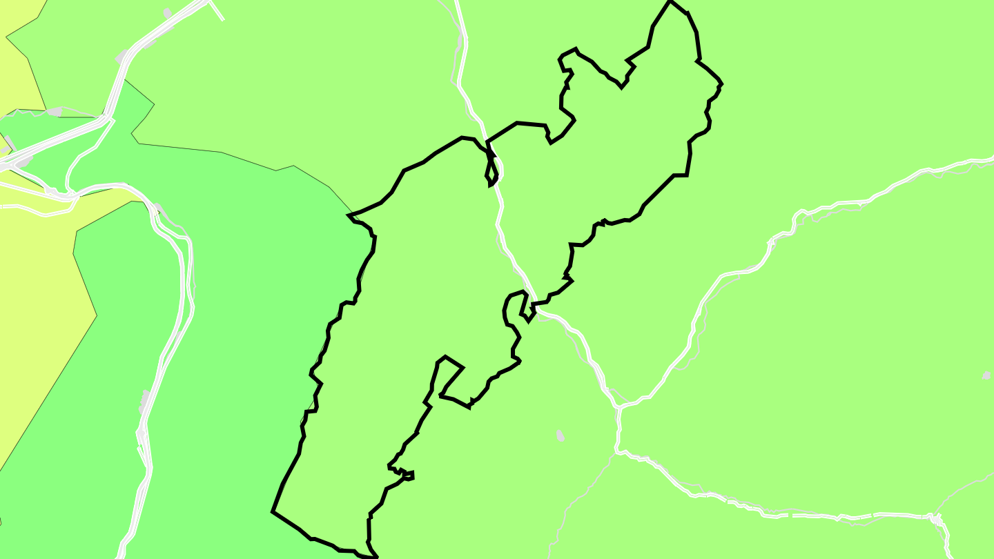 Carte des prix de l'immobilier La Léchère