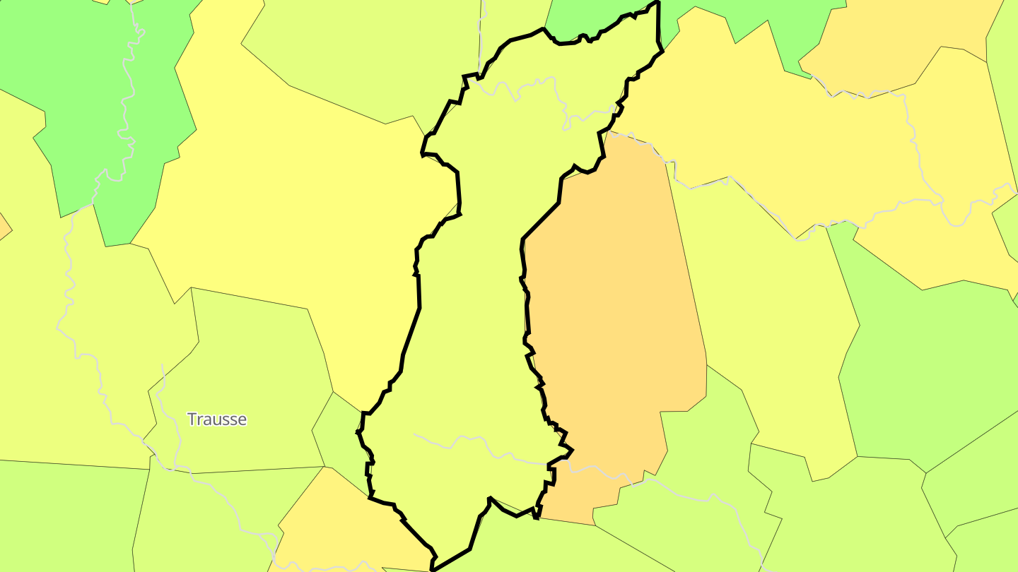 Carte des prix de l'immobilier La Livinière