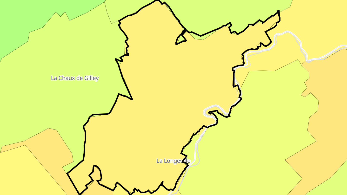 Carte des prix de l'immobilier La Longeville