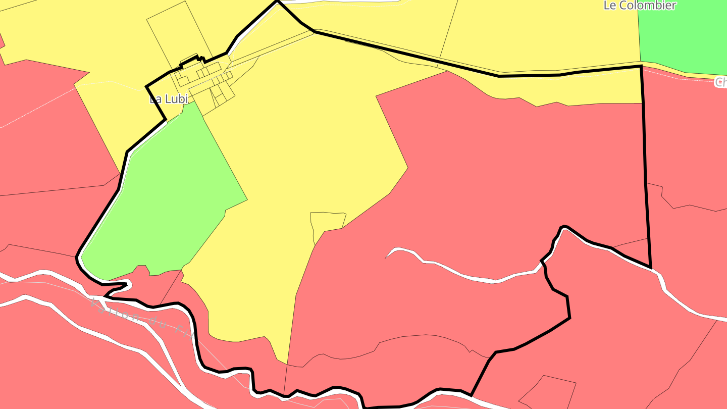 Carte des prix de l'immobilier La Lubi