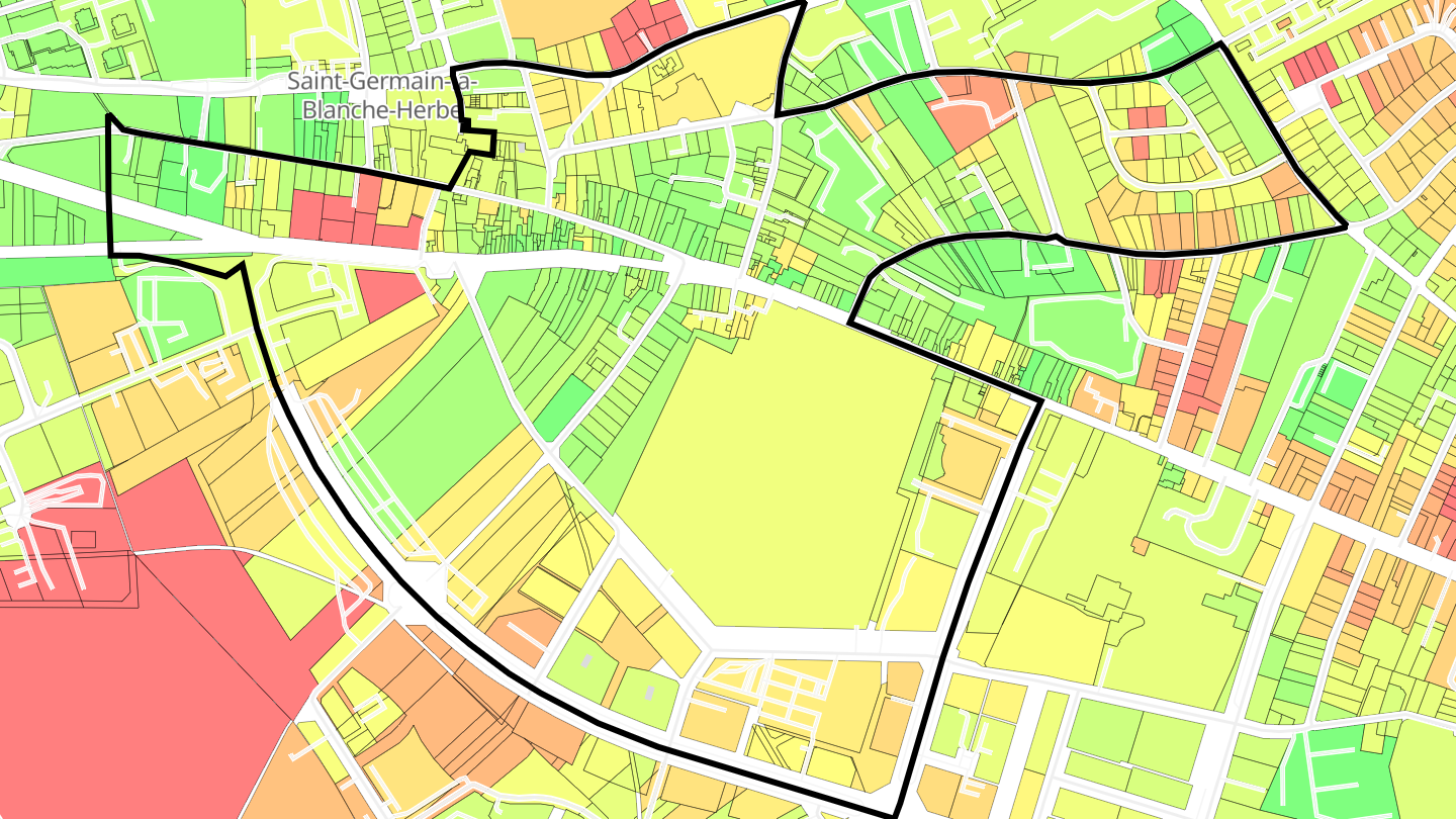 Carte des prix de l'immobilier La Maladrerie