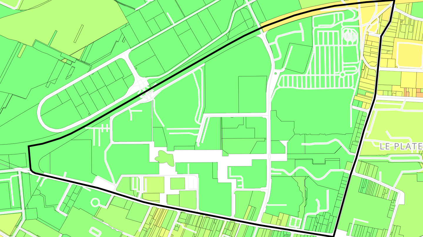 Carte des prix de l'immobilier La Marinière