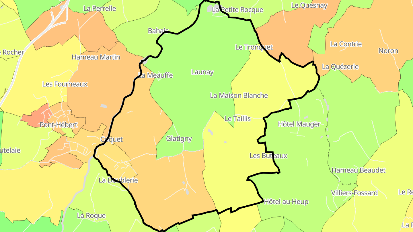 Carte des prix de l'immobilier La Meauffe