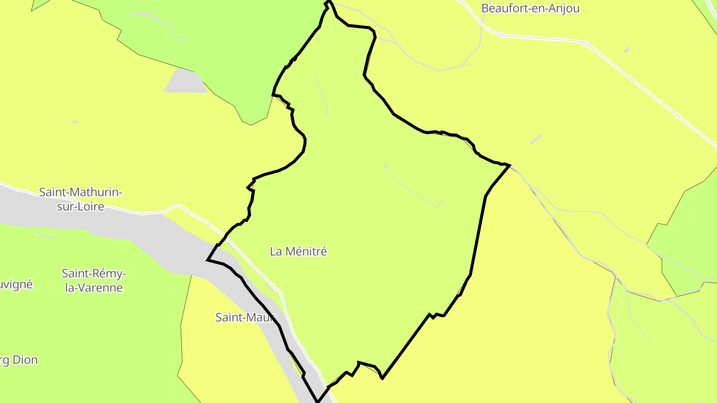 Carte des prix de l'immobilier La Ménitré