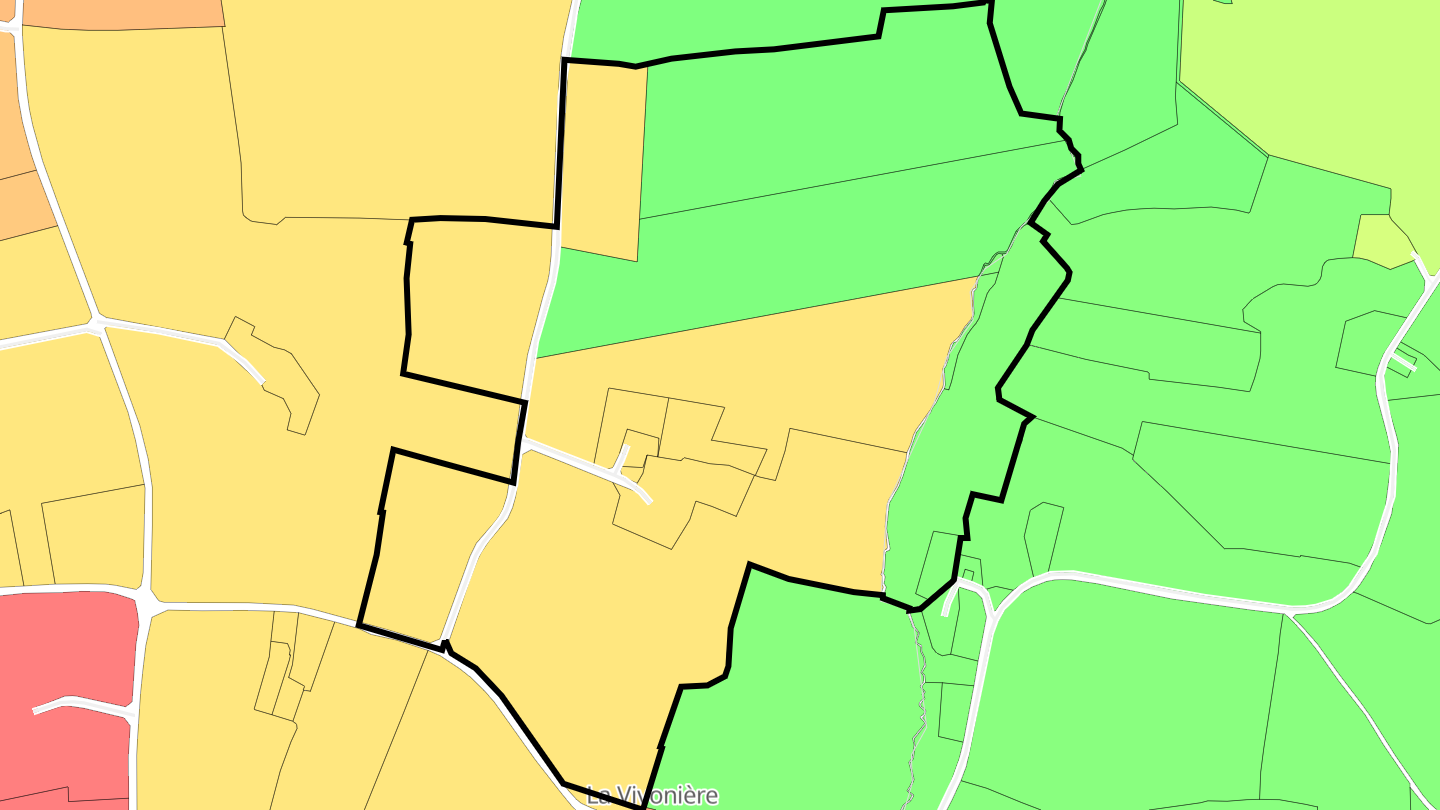 Carte des prix de l'immobilier La Mérie