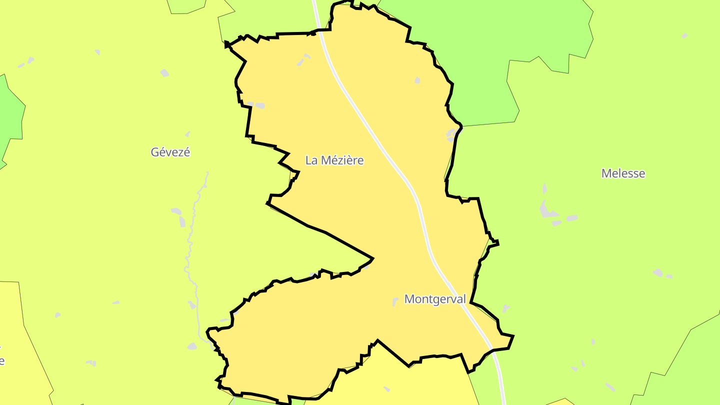 Carte des prix de l'immobilier La Mézière