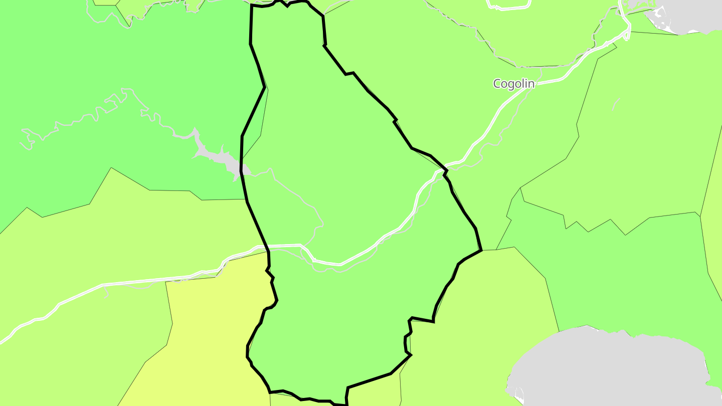 Carte des prix de l'immobilier La Môle