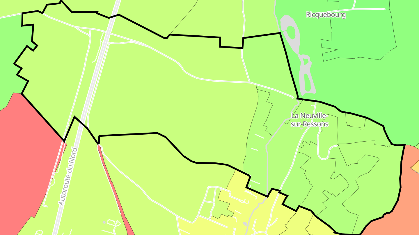 Carte des prix de l'immobilier La Neuville-sur-Ressons
