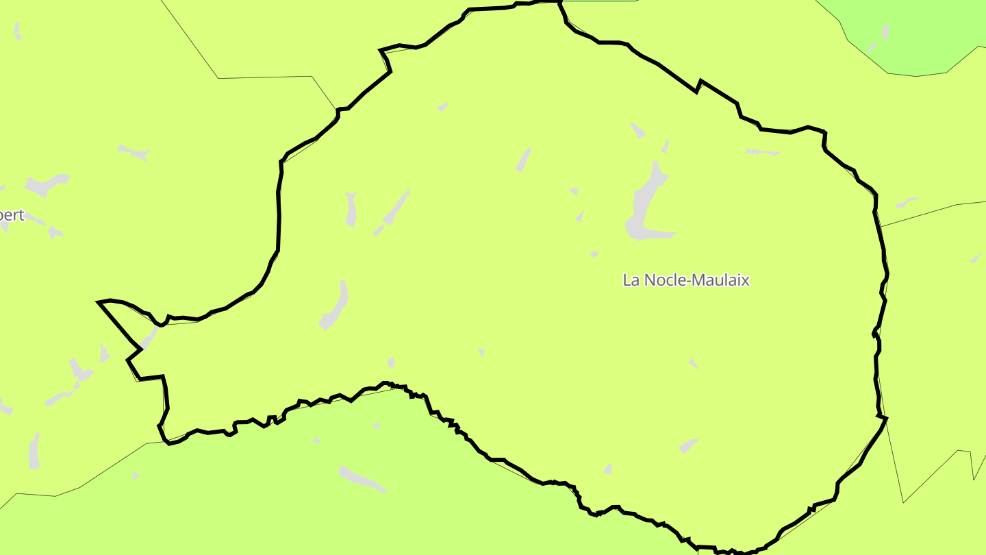 Carte des prix de l'immobilier La Nocle-Maulaix