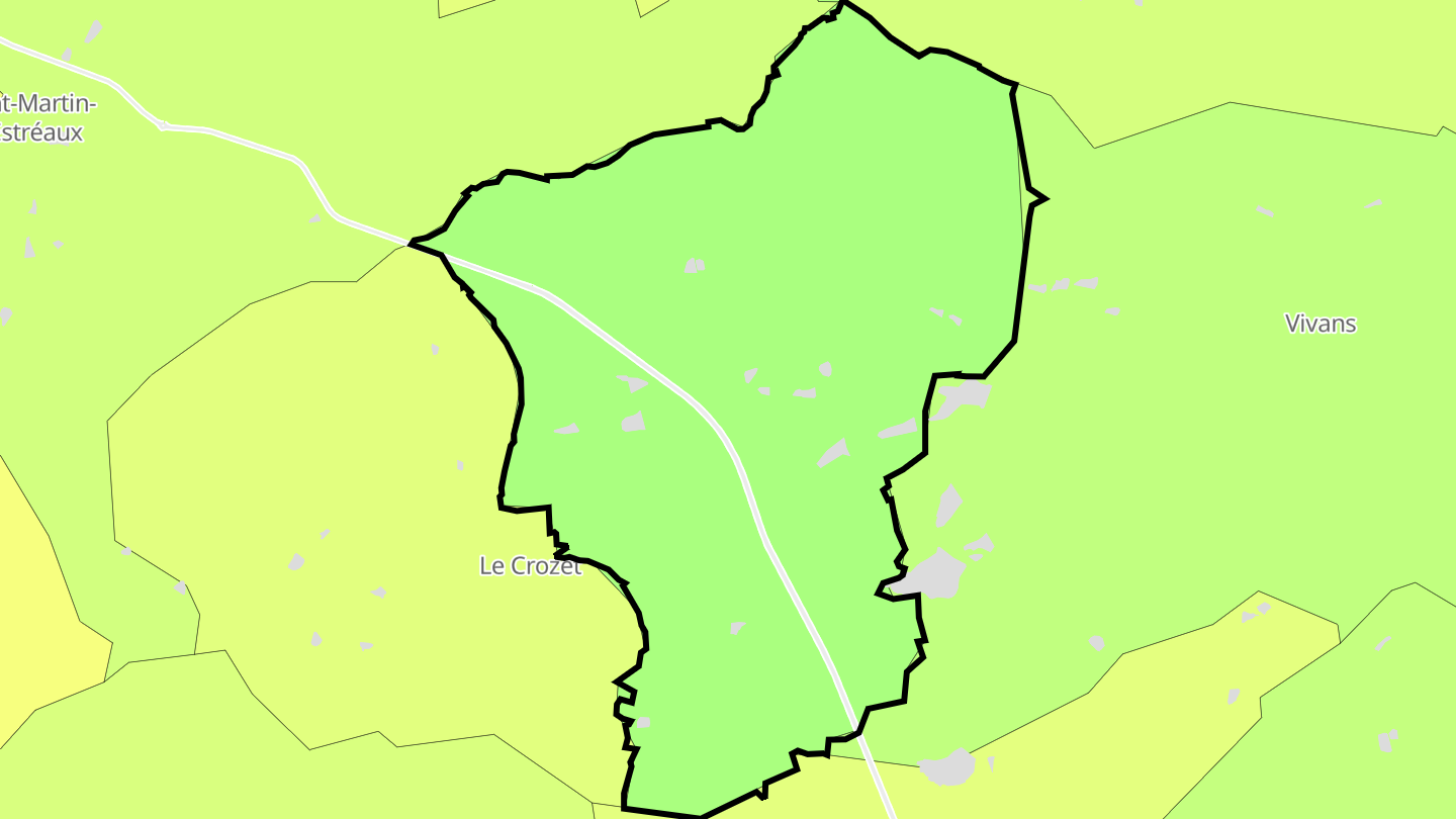 Carte des prix de l'immobilier La Pacaudière