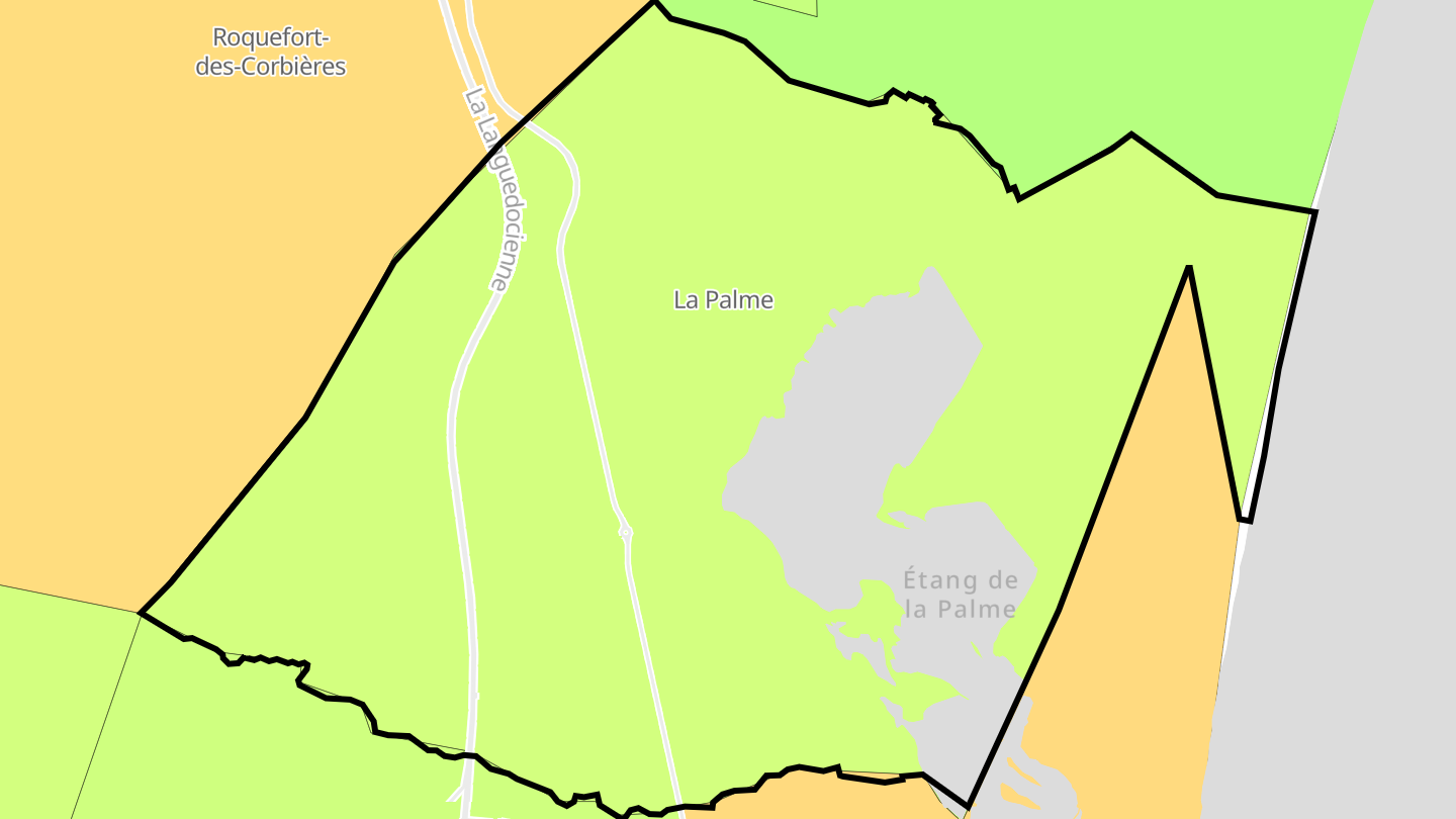 Carte des prix de l'immobilier La Palme