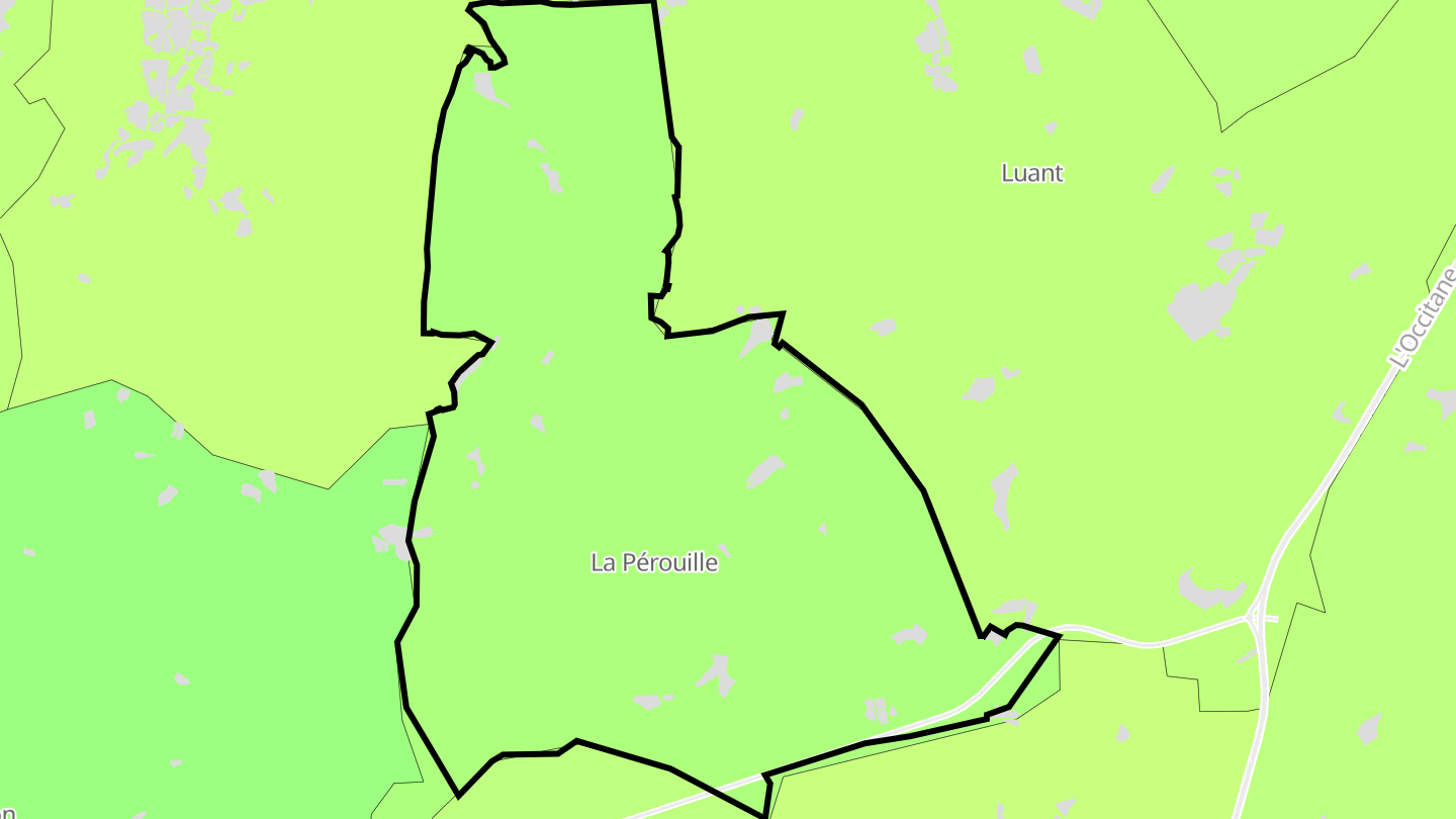 Carte des prix de l'immobilier La Pérouille