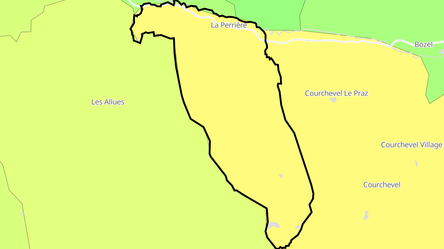 Carte des prix de l'immobilier La Perrière
