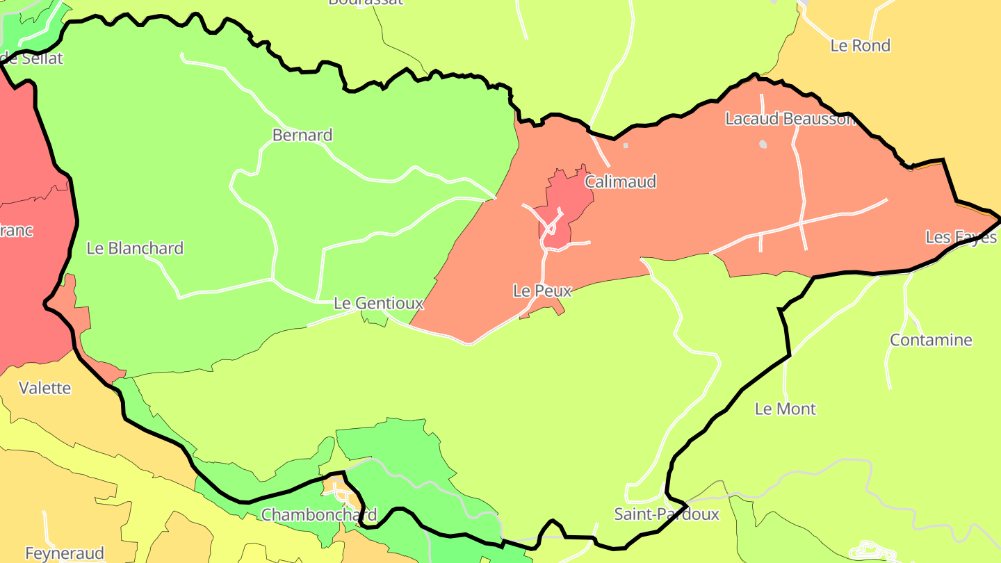 Carte des prix de l'immobilier La Petite-Marche