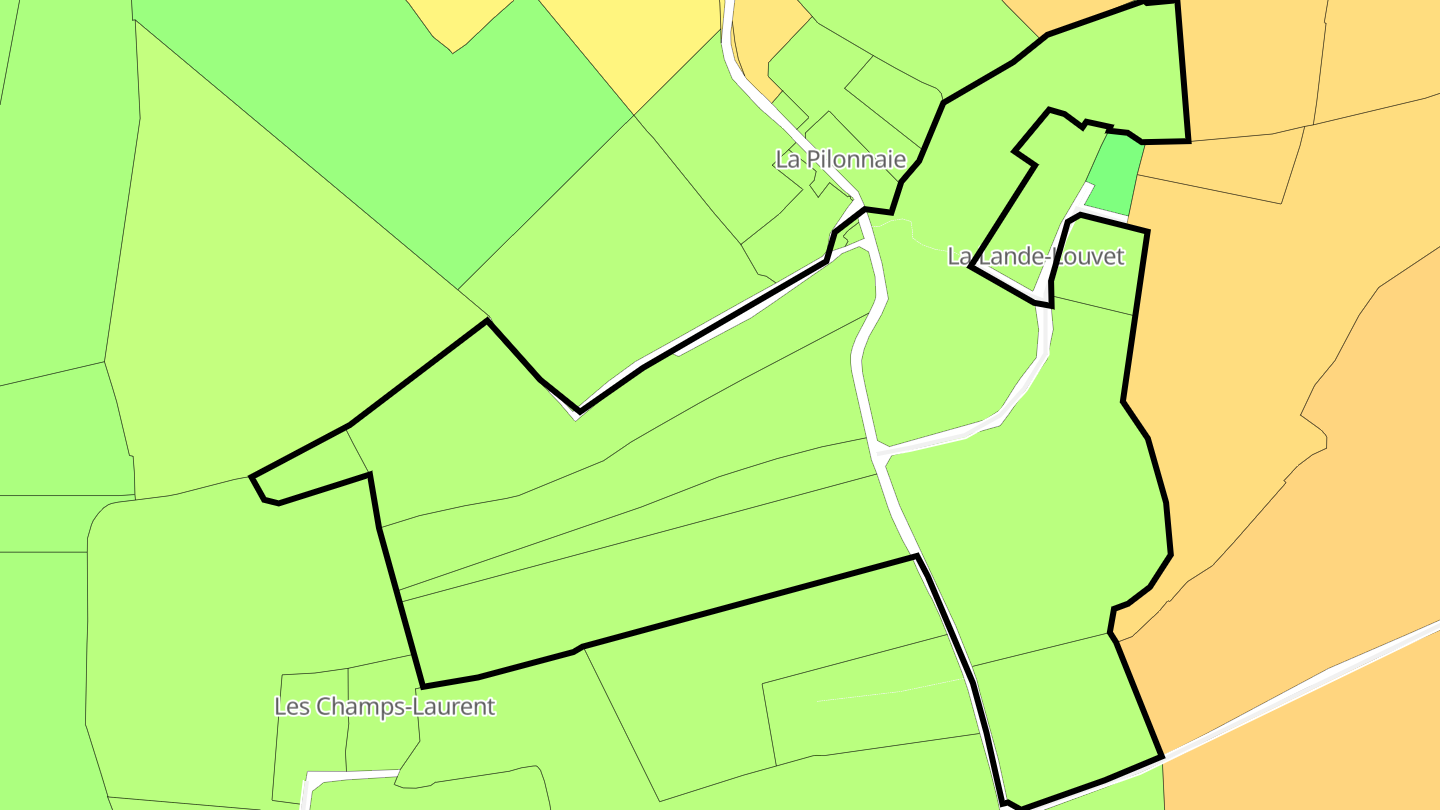 Carte des prix de l'immobilier La Pilonnaie