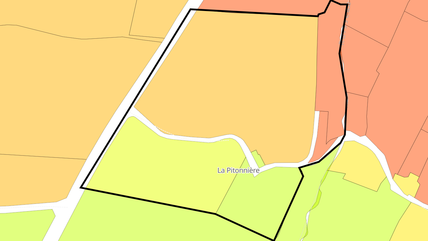 Carte des prix de l'immobilier La Pitonnière