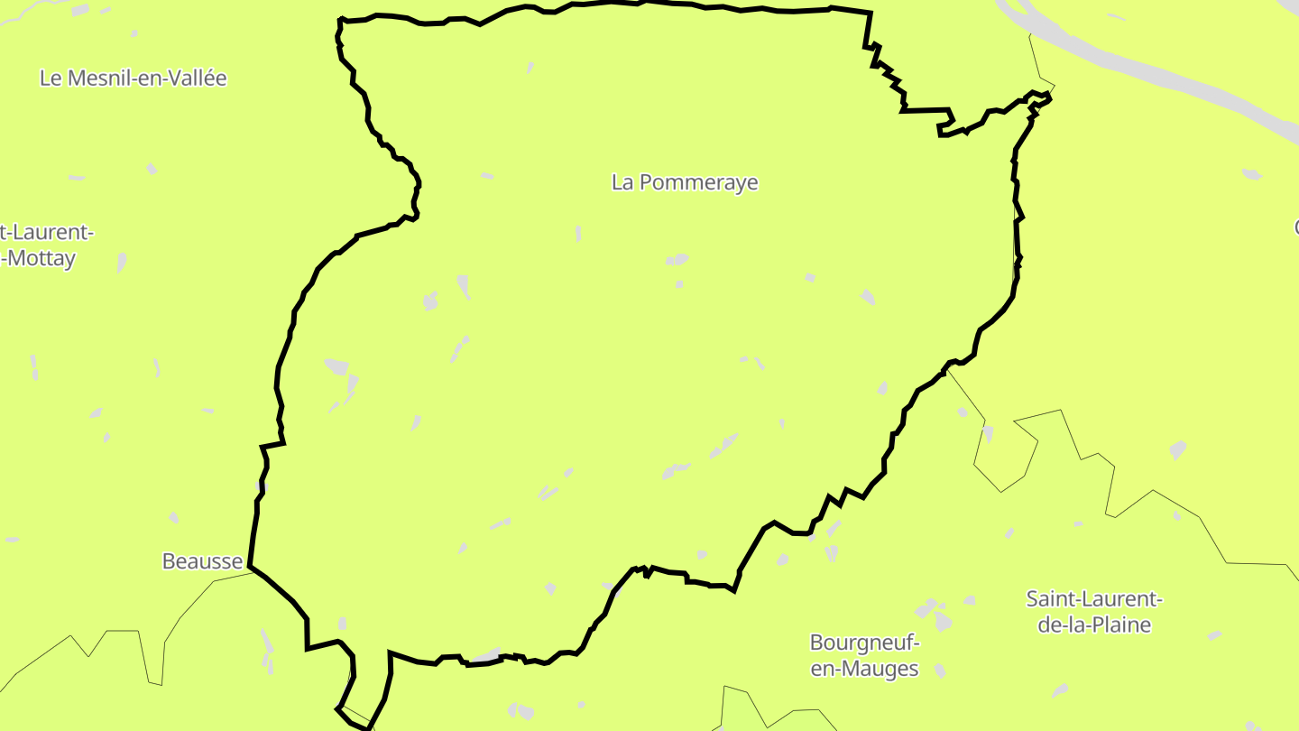Carte des prix de l'immobilier La Pommeraye