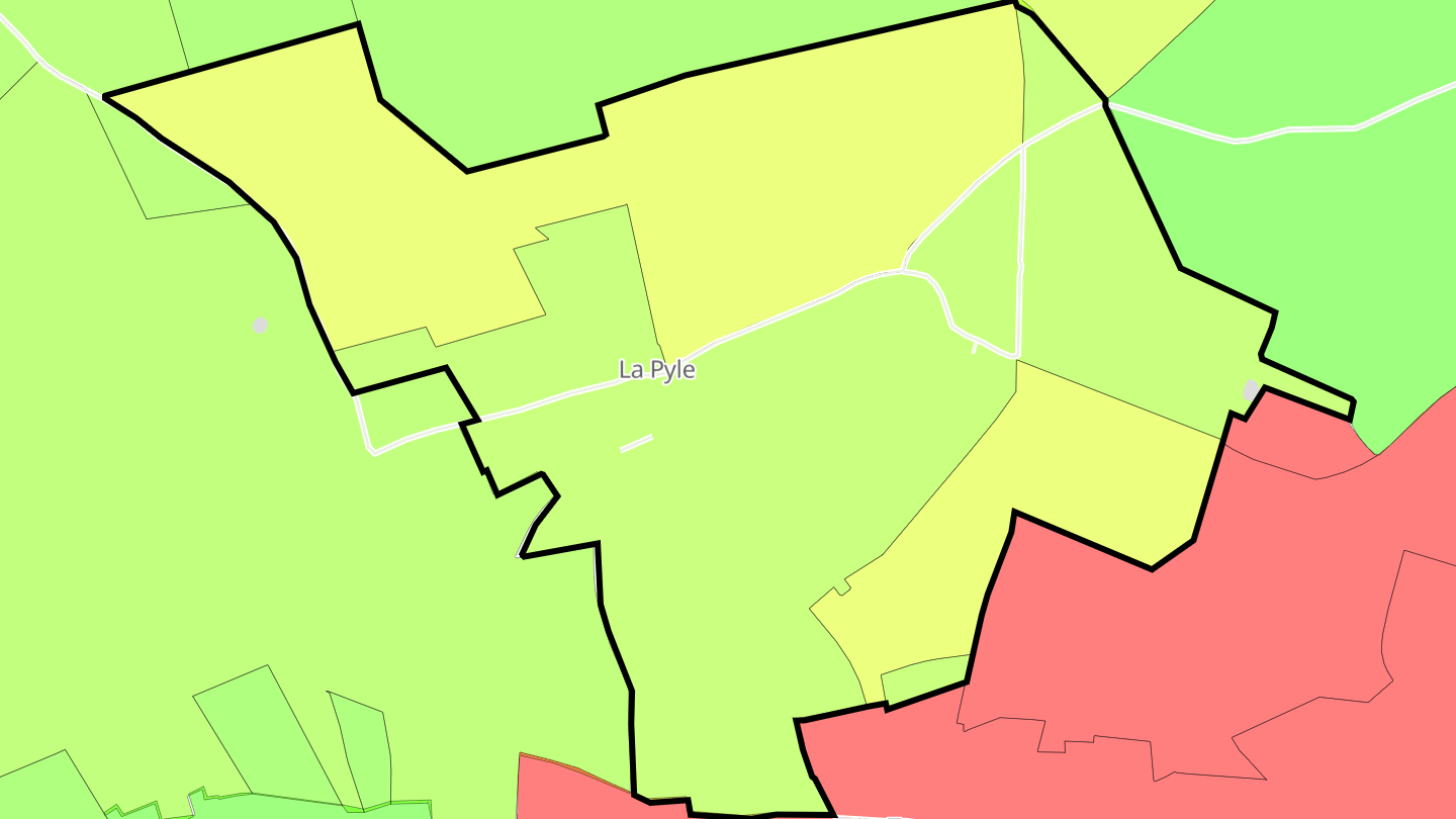 Carte des prix de l'immobilier La Pyle