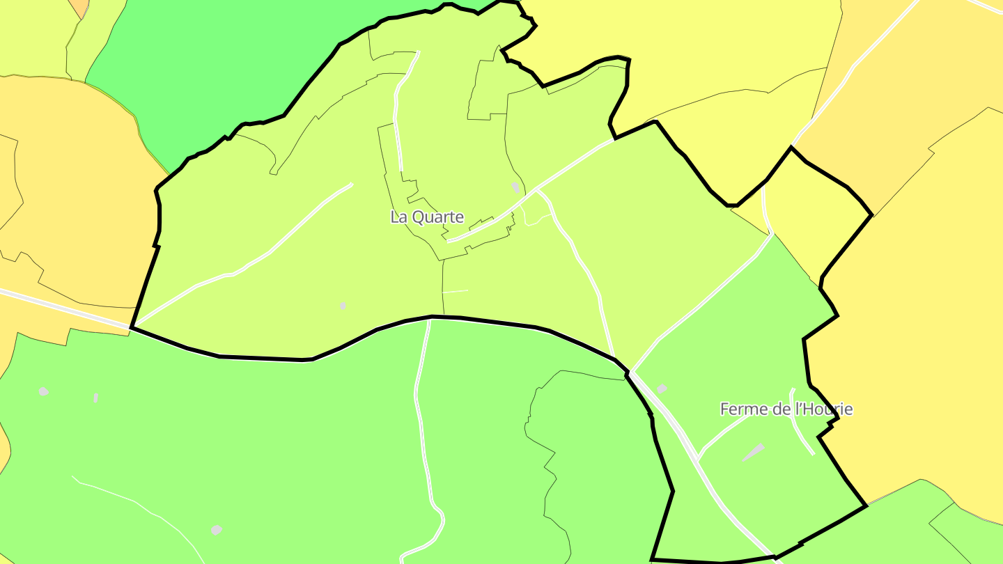 Carte des prix de l'immobilier La Quarte