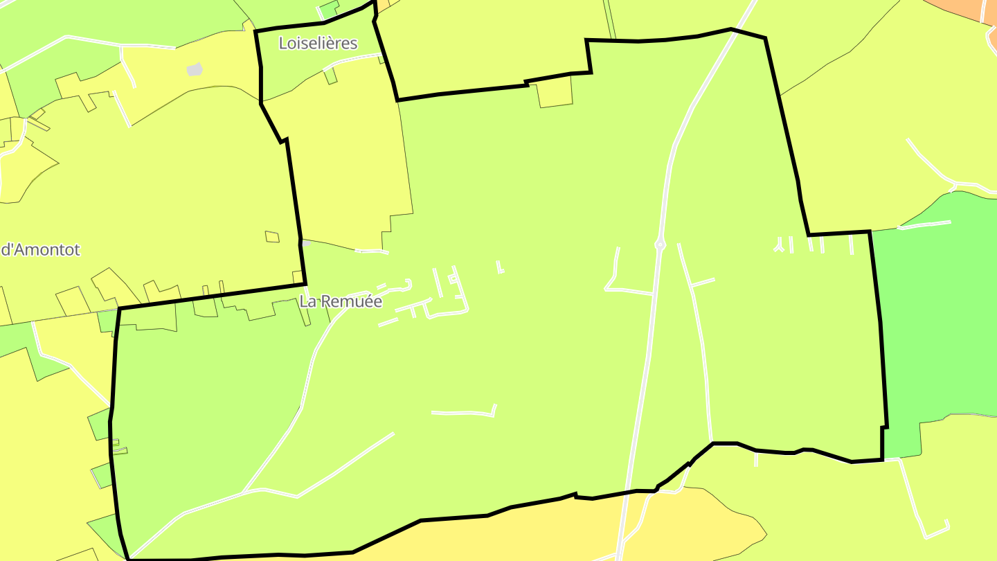 Carte des prix de l'immobilier La Remuée